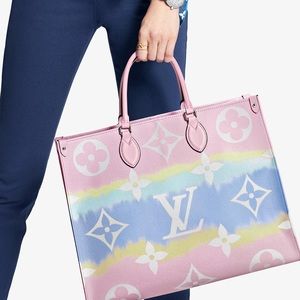 Louis Vuitton Onthego Pastel Limited Edition Tote Bag